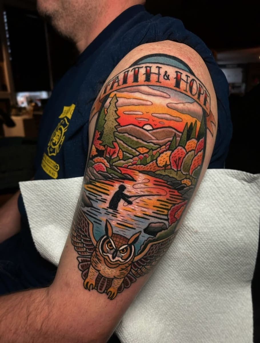 Tattoo work by DAVE WAH - Tattoo Artist - Baltimore Maryland — photo 2 of 6