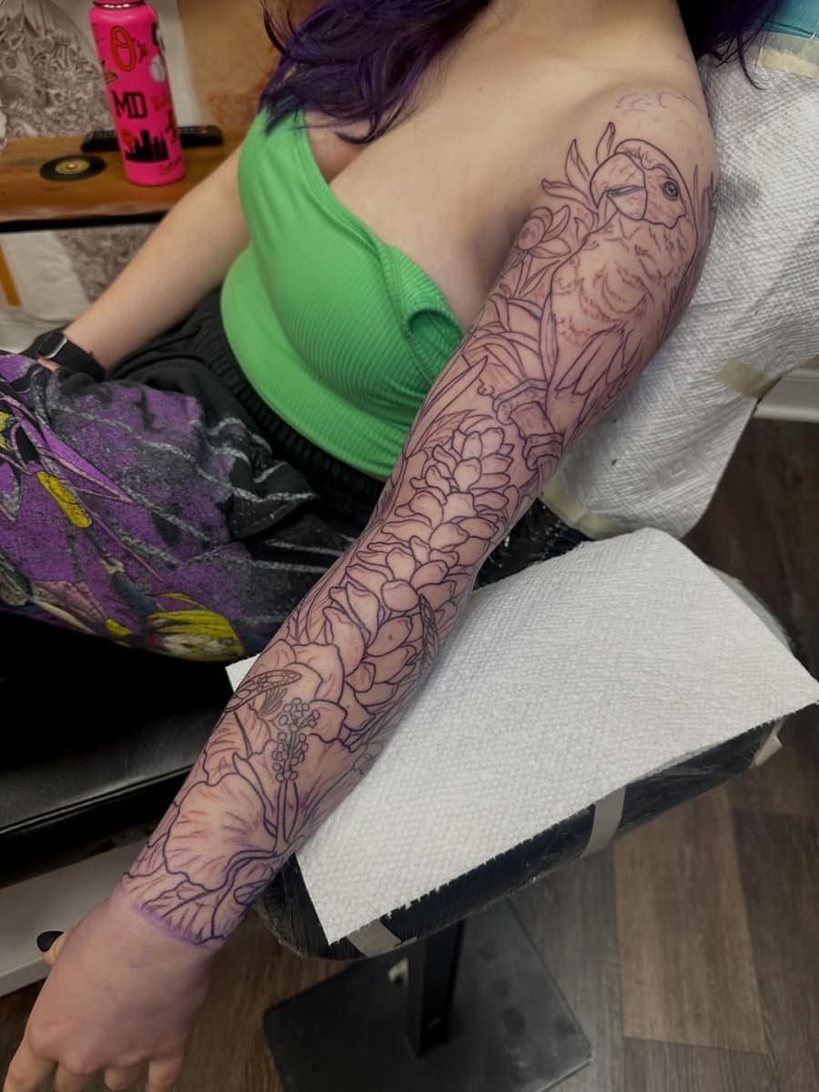 Tattoo work by Lucky Bird Tattoo — photo 6 of 7