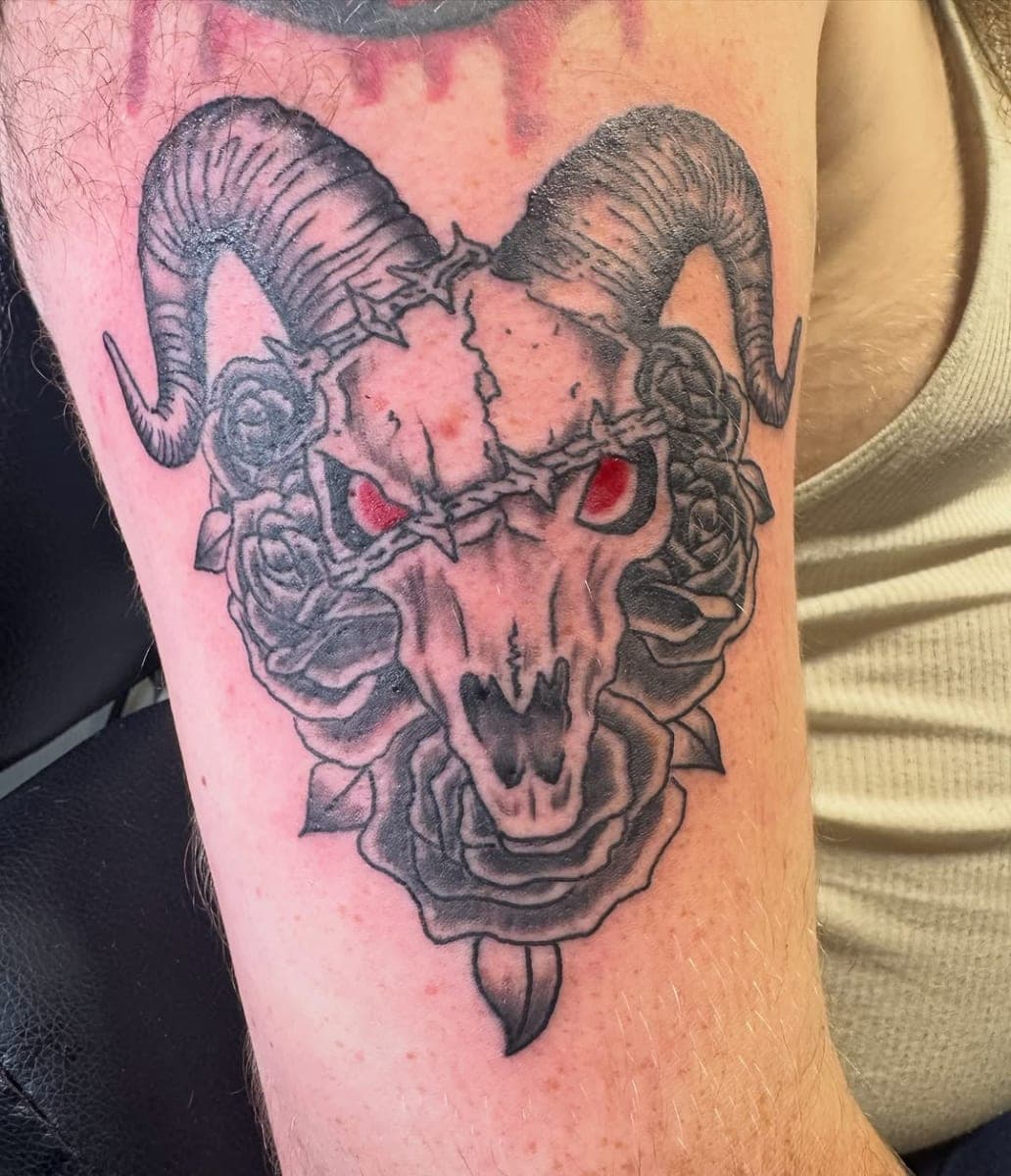 Tattoo work by Clyde's Tattoo ( formerly Toon Town Ink ) — photo 6 of 6