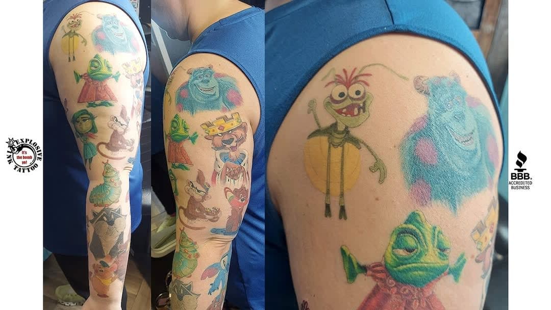 Tattoo work by Explosive Ink Tattoo — photo 7 of 10