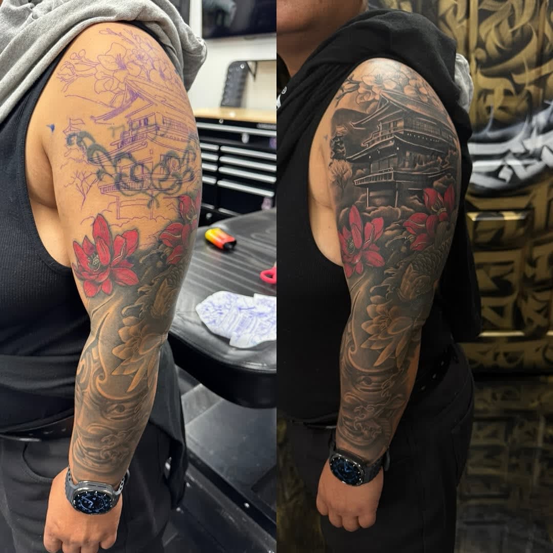 Tattoo work by Lunar Ink Gallery Tattoo Shop & Piercing Studio — photo 7 of 11