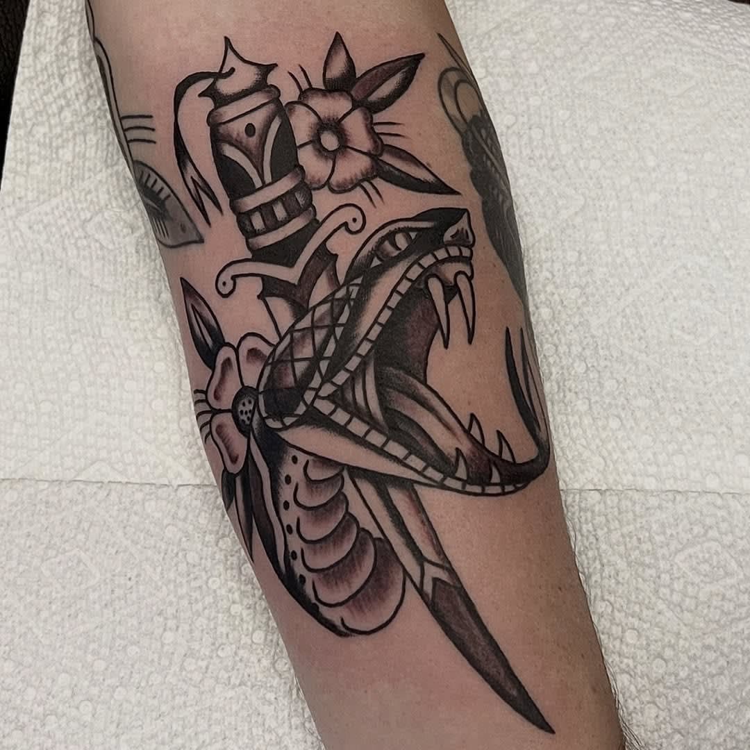 Tattoo work by Copperhead Tattoo Parlor — photo 4 of 8