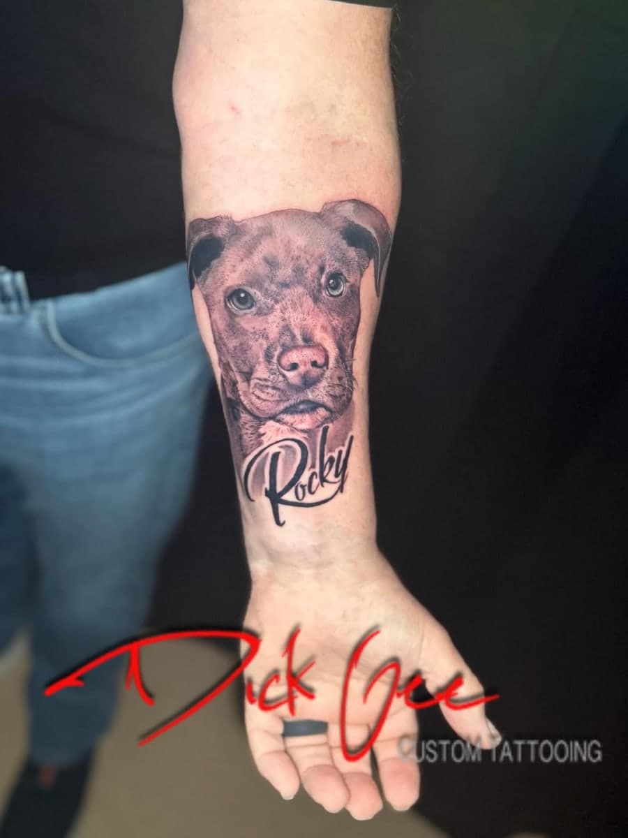 Tattoo work by Dick Gee Custom Tattooing — photo 1 of 6