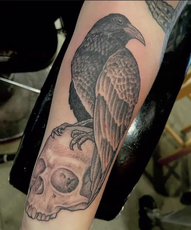 Voodoo monkey tattoo — tattoo shop in Cleveland, OH — photo 1