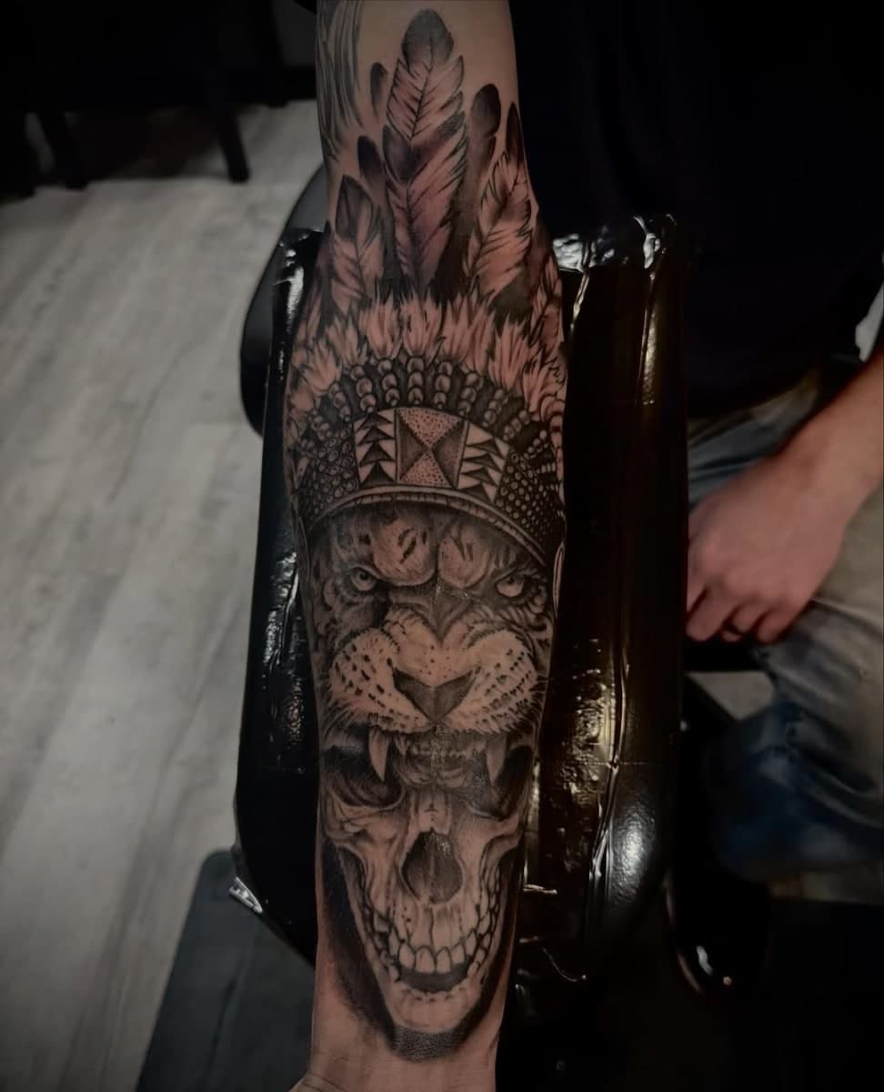 Tattoo work by Dark Tower Tattoo — photo 4 of 5