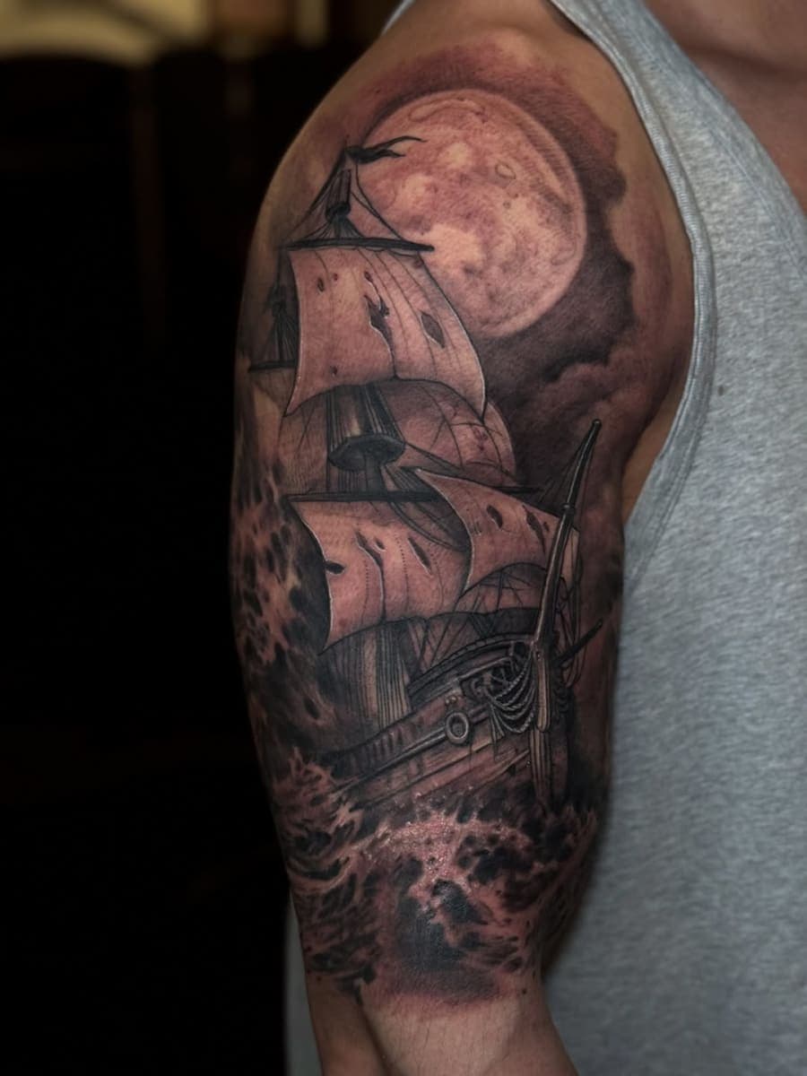 Tattoo work by Brass Hook Tattoo — photo 4 of 8