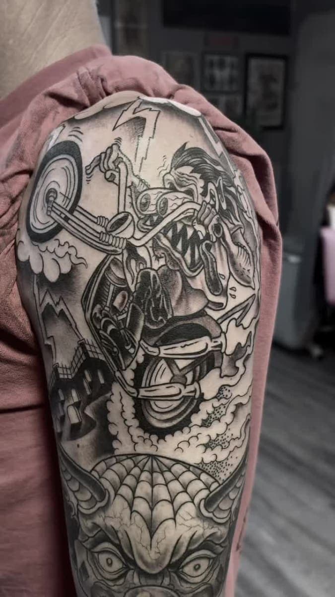 Tattoo work by Green Panther Tattoo — photo 6 of 7