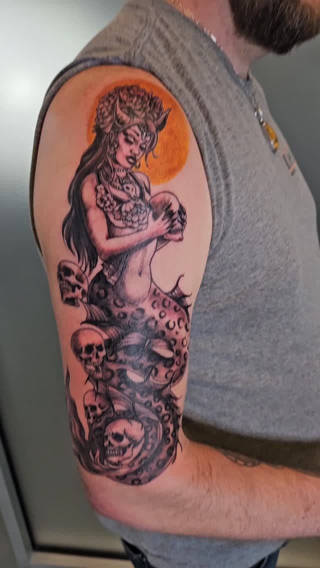 Tattoo work by Matryoshka Tattoo — photo 5 of 7