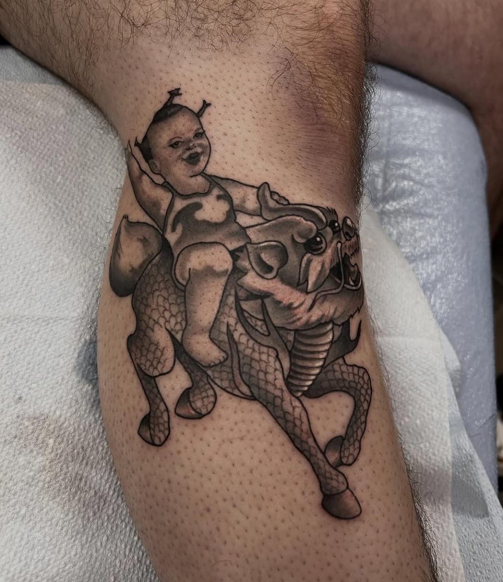 Tattoo work by Death Ray Tattoo — photo 1 of 4