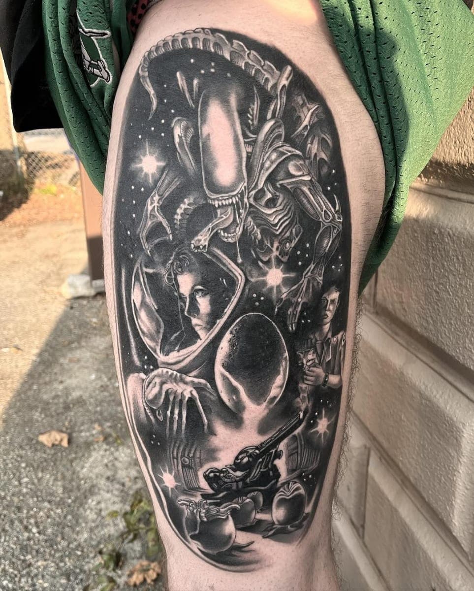 Tattoo work by Death Ray Tattoo — photo 2 of 4