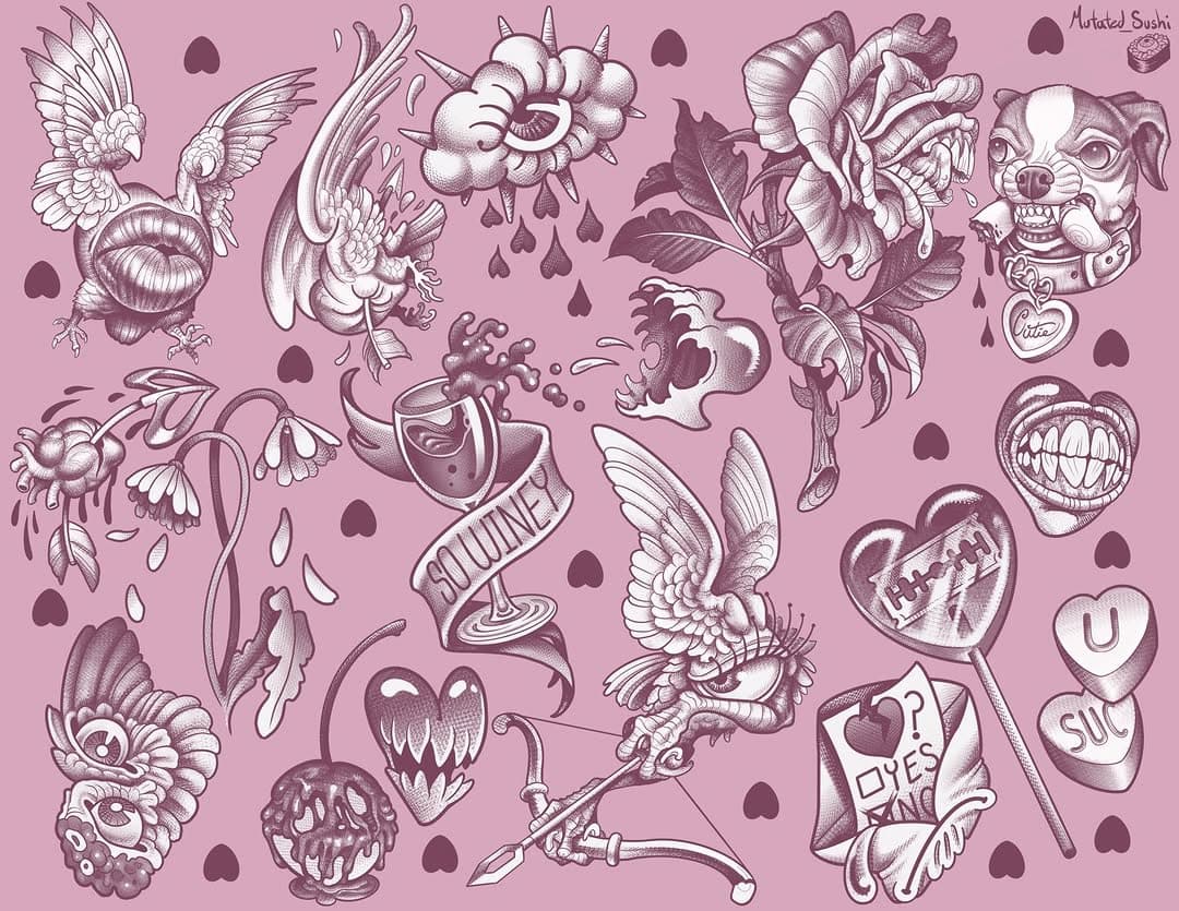 Tattoo work by Mutated Sushi Tattoos — photo 3 of 7