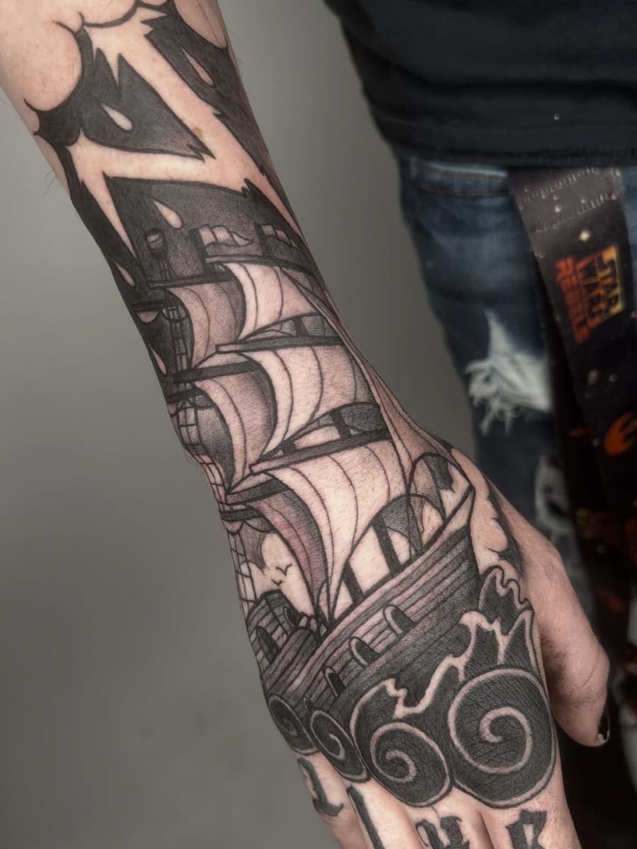 Tattoo work by Tim Lease Custom Tattoos — photo 4 of 8